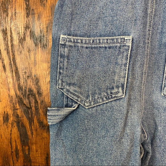 Carter’s baby Vintage Overall Denim Ahoy Sail boat 18M jeans - Picture 8 of 9